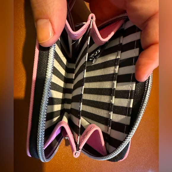 NWOT Marc Tetro, Pink Yorkie Print Wallet. - Picture 4 of 4